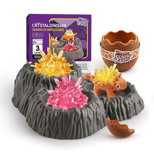 Science Can Crystal Growing Kit for Kids, Crystal Dinosaur Science Kits for Kids Ages 8+ - Toytexx Science Can Crystal Growing Kit for Kids, Crystal Dinosaur Science Kits for Kids Ages 8+ - Toytexx